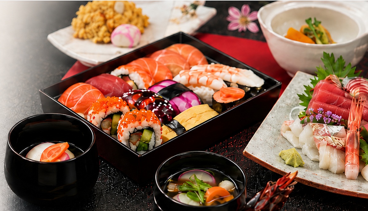 Japanese cuisine and sushi